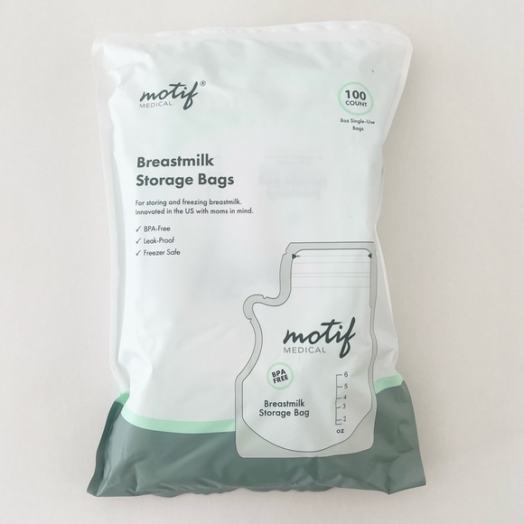 Motif Medical Other - (NWT) Motif Breastmilk Storage Bags BPA Free | 100 Count, 8 oz Single Use Bags
